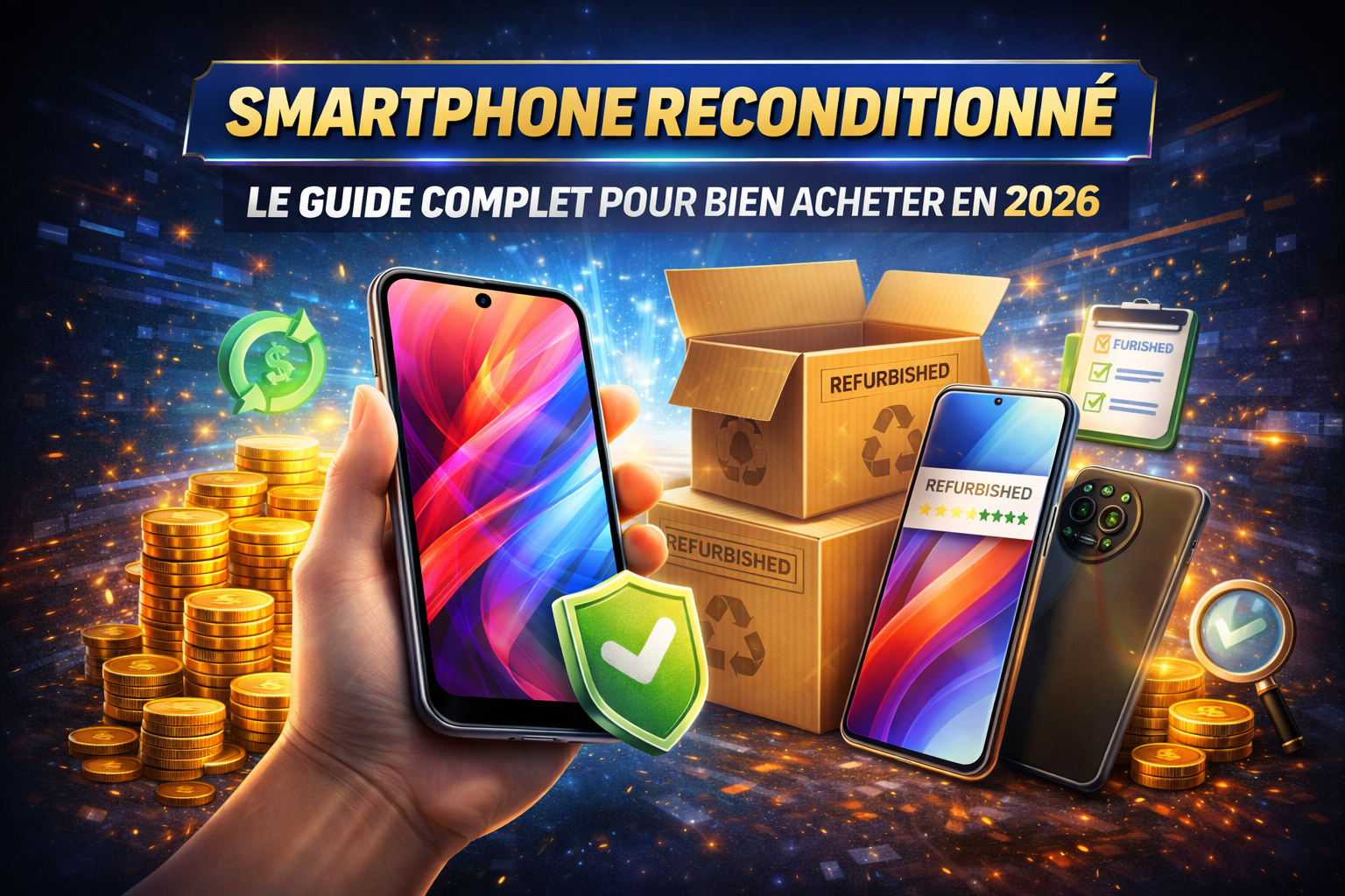 smartphone reconditionné et économie durable